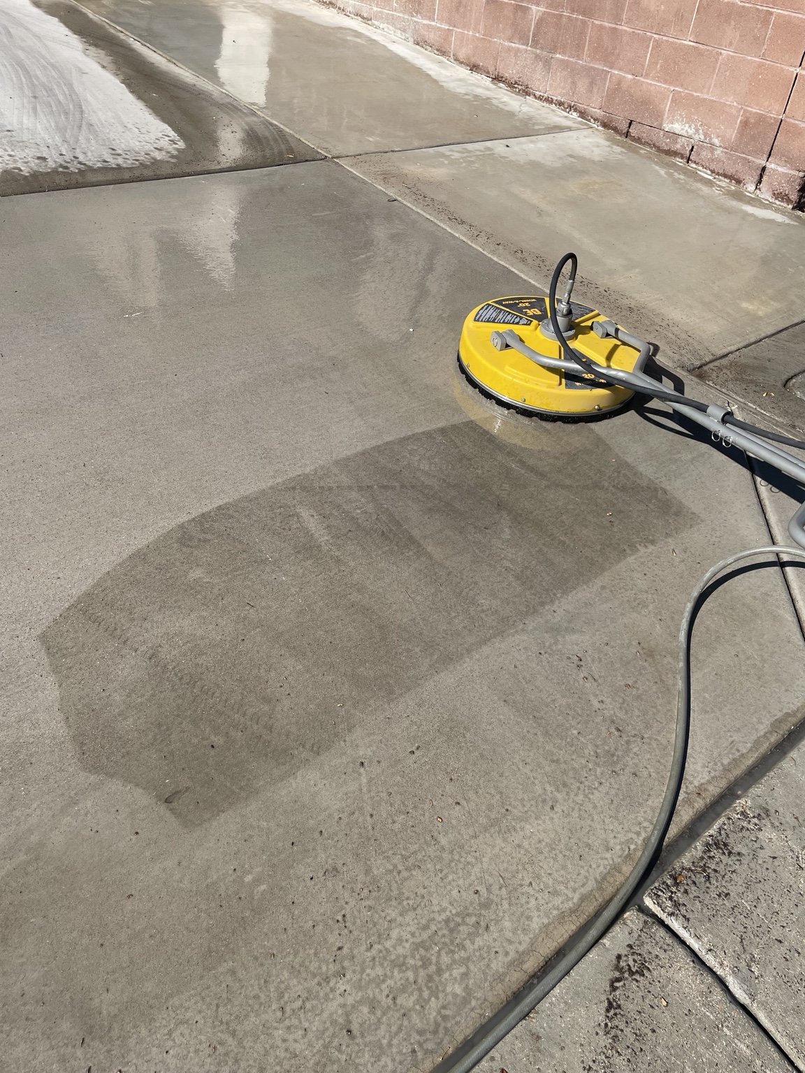 Concrete Refresh project by Sunset Valley Pressure Washing